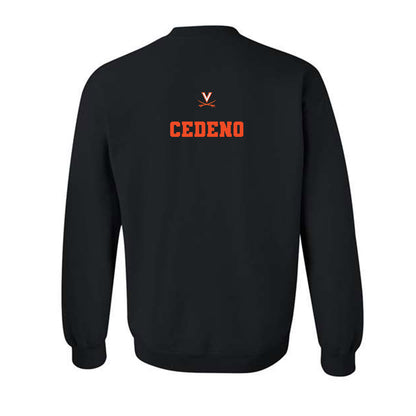 Virginia - NCAA Wrestling : Dylan Cedeno - Fashion Shersey Crewneck Sweatshirt-1