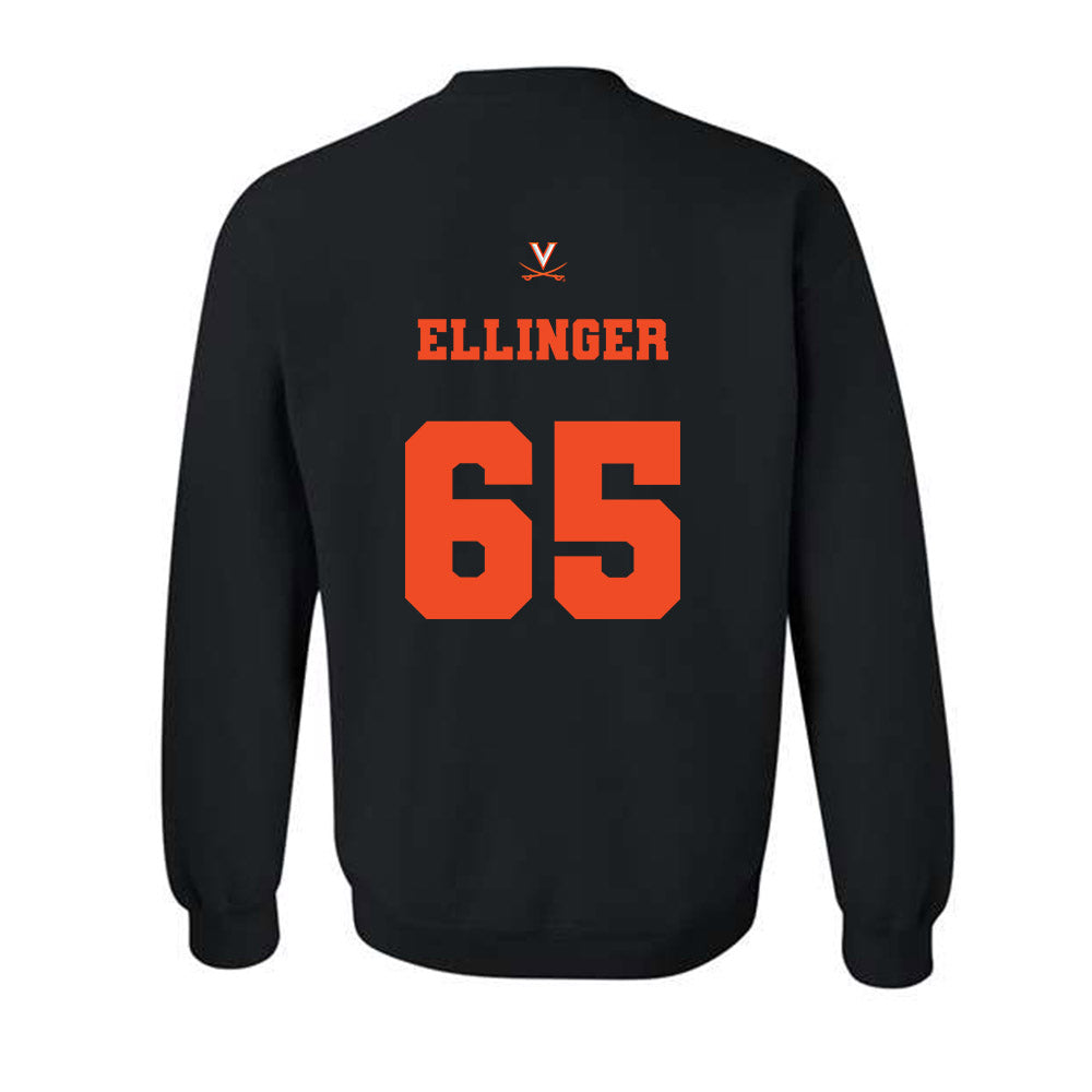 Virginia - NCAA Football : Grant Ellinger - Crewneck Sweatshirt Classic Shersey