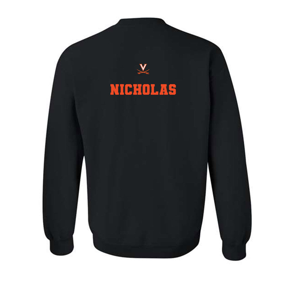 Virginia - NCAA Men's Swimming & Diving : Spencer Nicholas - Fashion Shersey Crewneck Sweatshirt