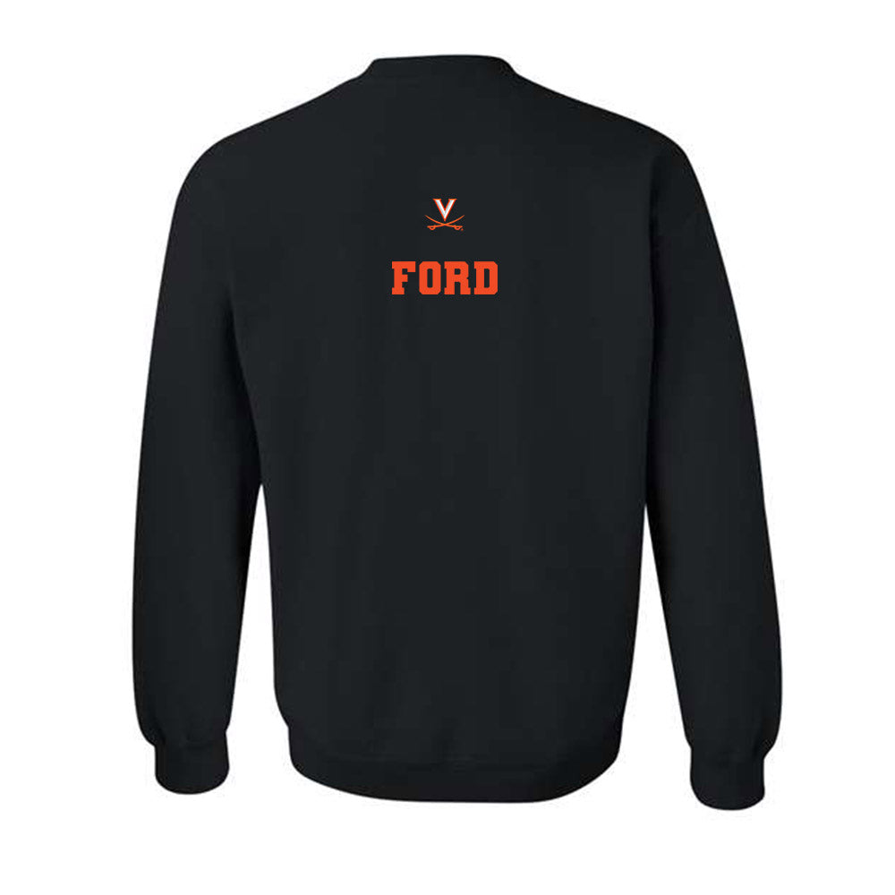 Virginia - NCAA Men's Track & Field : James Ford - Fashion Shersey Crewneck Sweatshirt-1