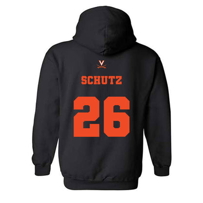 Virginia - NCAA Men's Lacrosse : Griffin Schutz - Hooded Sweatshirt Classic Shersey