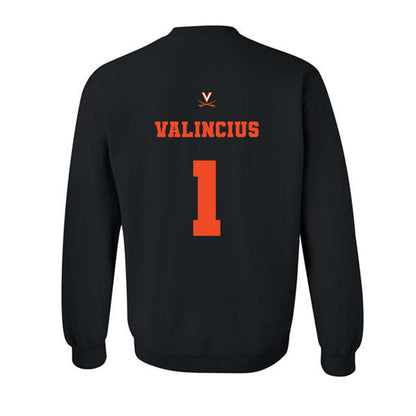 Virginia - NCAA Baseball : Tomas Valincius - Fashion Shersey Crewneck Sweatshirt