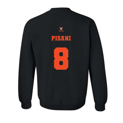 Virginia - NCAA Men's Lacrosse : Luke Pisani - Crewneck Sweatshirt Classic Shersey