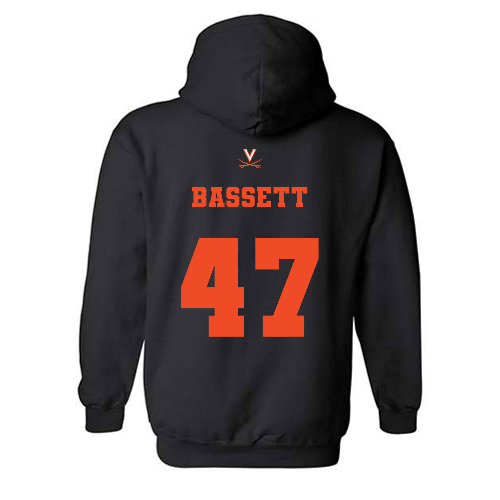 Virginia - NCAA Baseball : Nate Bassett - Hooded Sweatshirt Classic Shersey