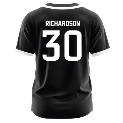 Southern Miss - NCAA Baseball : Cole Richardson - Black Jersey-1
