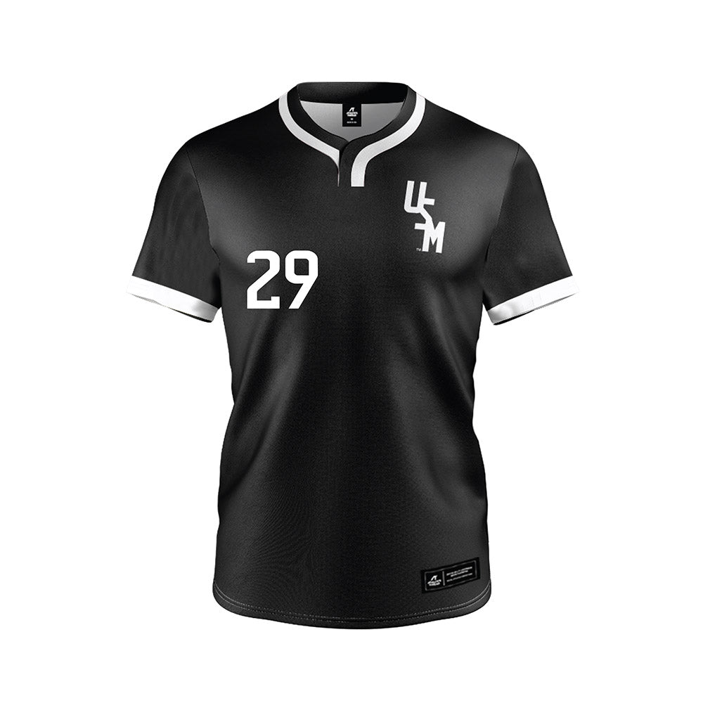 Southern Miss - NCAA Baseball : Samuel Mitchell - Black Jersey-0