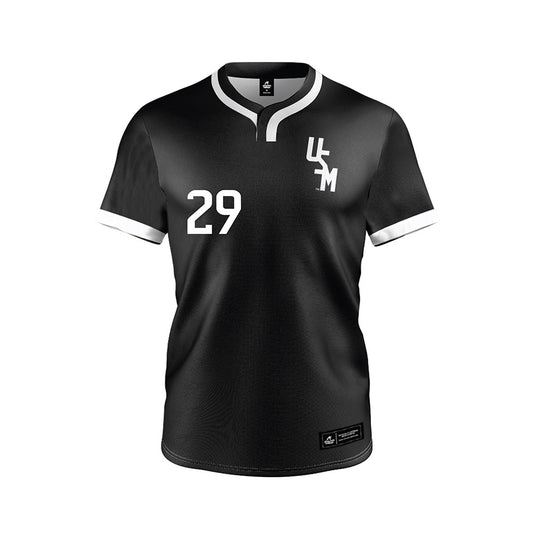 Southern Miss - NCAA Baseball : Samuel Mitchell - Black Jersey-0