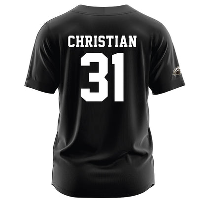Southern Miss - NCAA Softball : Hannah Christian - Black Jersey-1