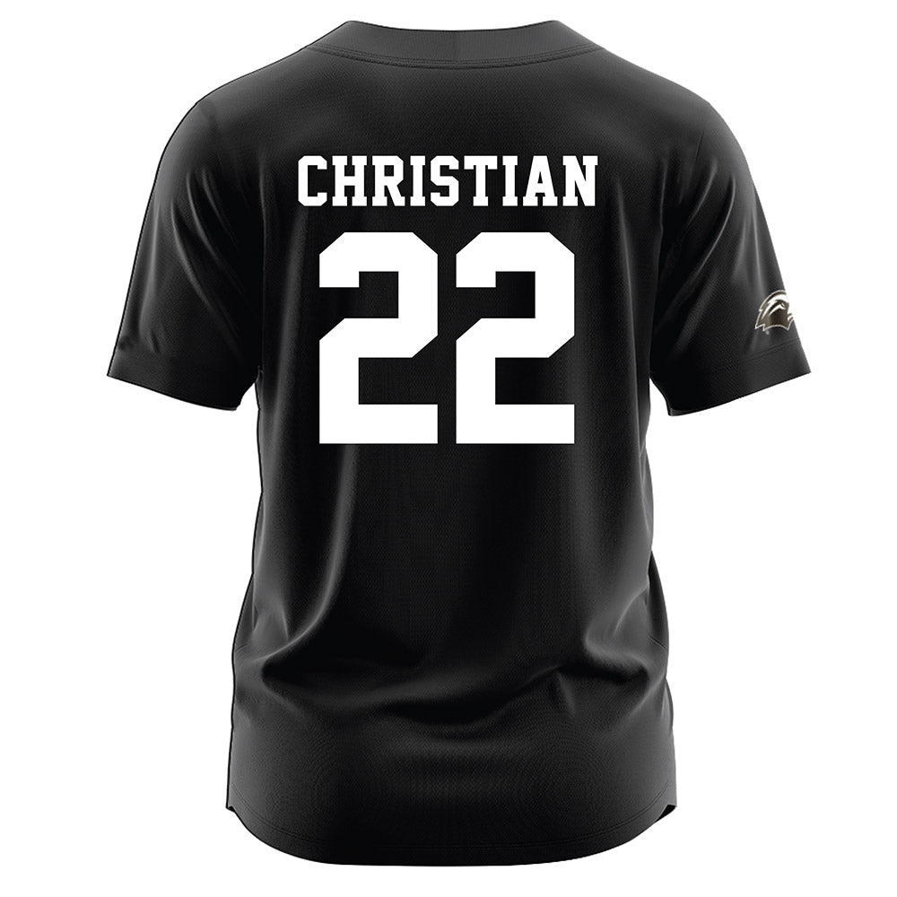 Southern Miss - NCAA Softball : Olivia Christian - Black Jersey-1