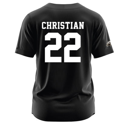 Southern Miss - NCAA Softball : Olivia Christian - Black Jersey-1