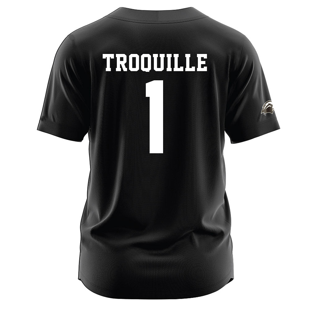 Southern Miss - NCAA Softball : Abbi Troquille - Black Jersey-1