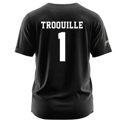 Southern Miss - NCAA Softball : Abbi Troquille - Black Jersey-1