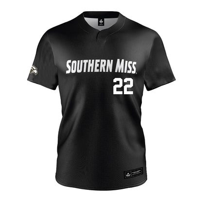 Southern Miss - NCAA Softball : Olivia Christian - Black Jersey-0