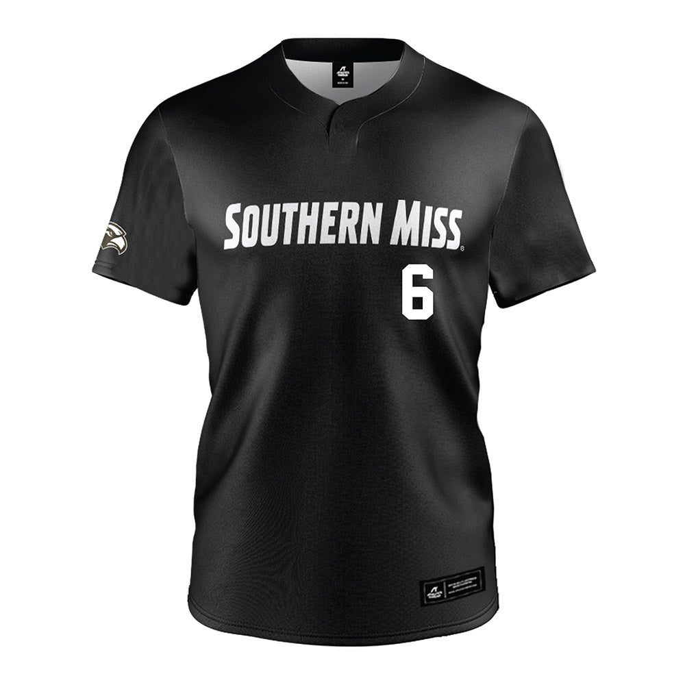 Southern Miss - NCAA Softball : Kinsley Gordon - Black Jersey-0