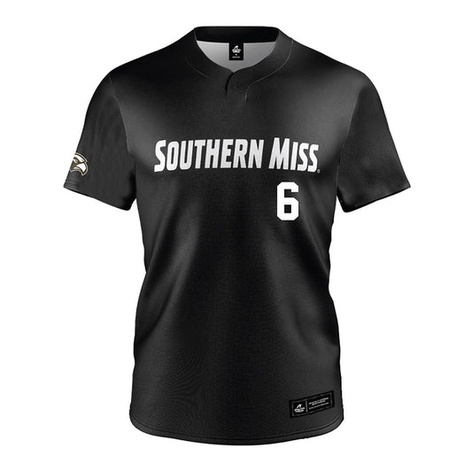 Southern Miss - NCAA Softball : Kinsley Gordon - Black Jersey-0