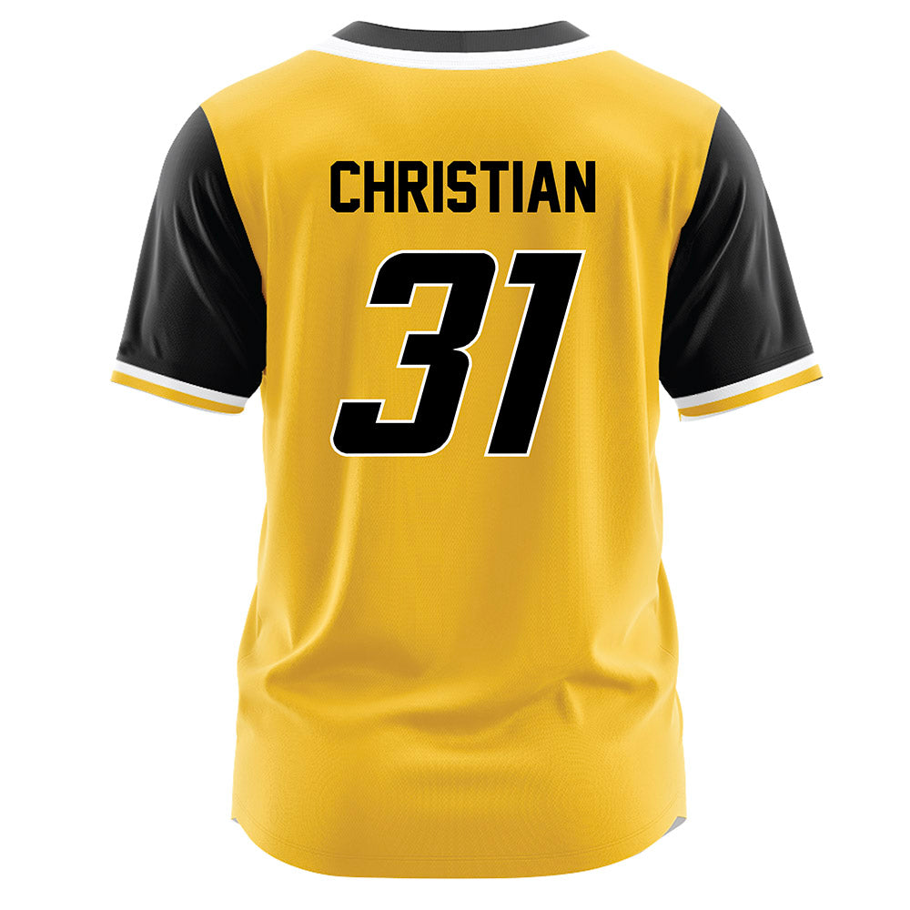 Southern Miss - NCAA Softball : Hannah Christian - Gold Jersey-1