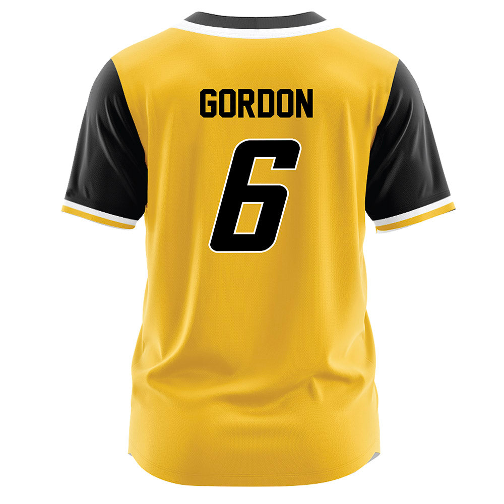 Southern Miss - NCAA Softball : Kinsley Gordon - Gold Jersey-1