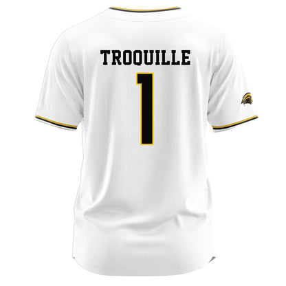 Southern Miss - NCAA Softball : Abbi Troquille - White Jersey-1