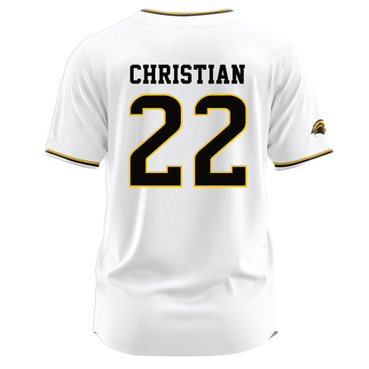 Southern Miss - NCAA Softball : Olivia Christian - White Jersey-1