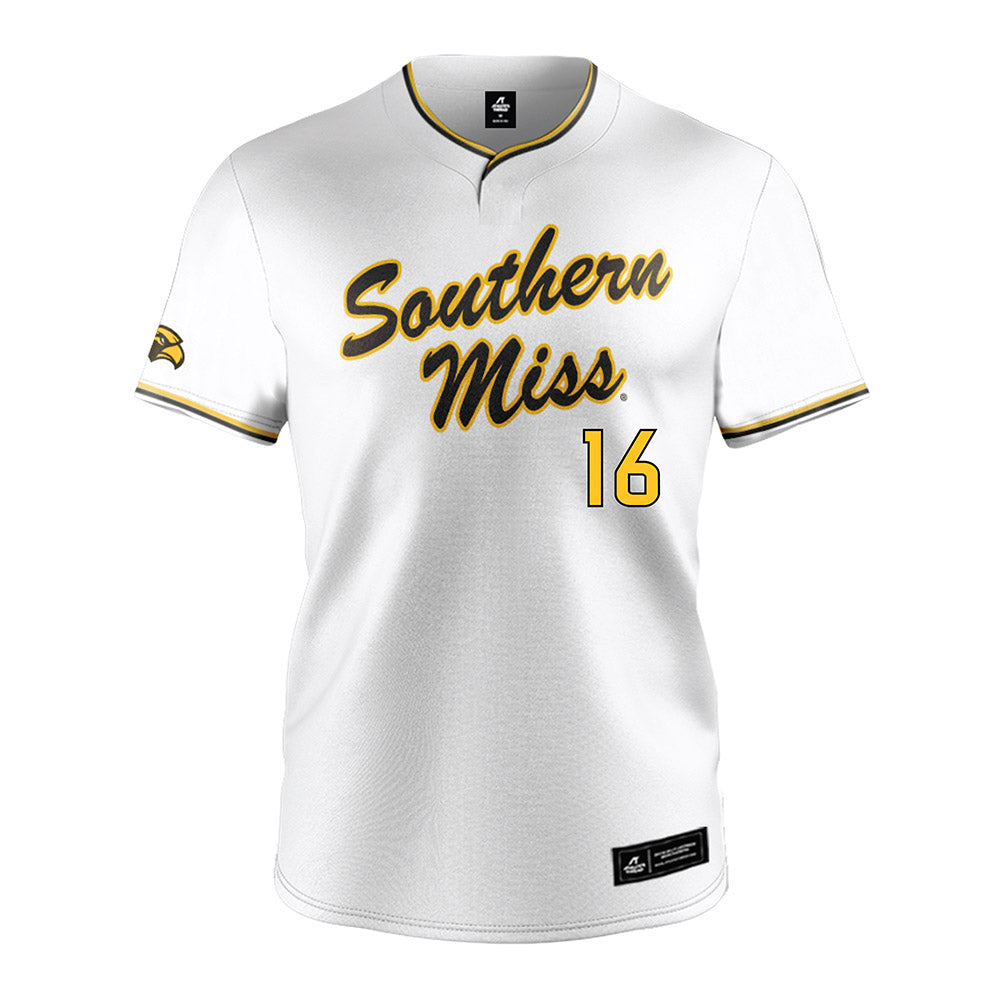 Southern Miss - NCAA Softball : Jadyn Rausch - White Jersey-0