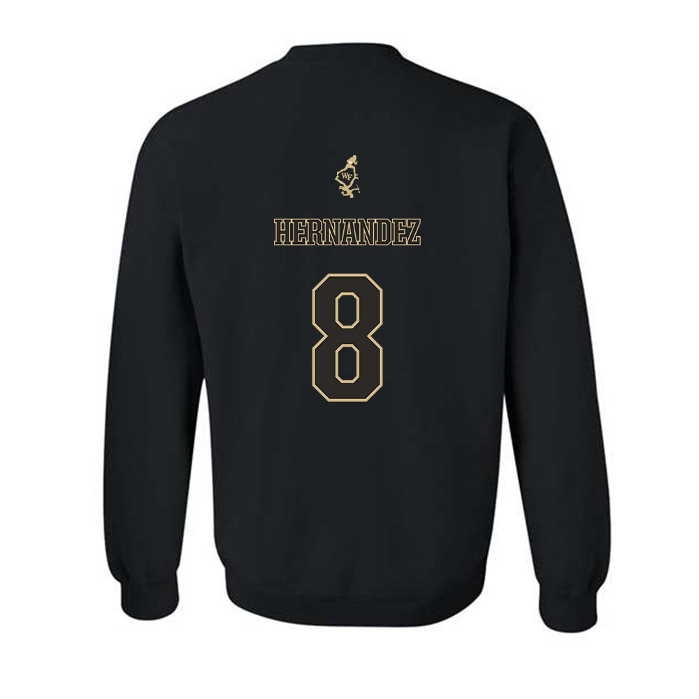 Wake Forest - NCAA Football : Carlos Hernandez - Crewneck Sweatshirt-1