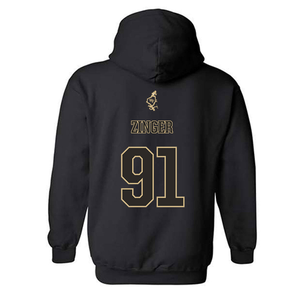 Wake Forest - NCAA Football : Zach Zinger - Hooded Sweatshirt