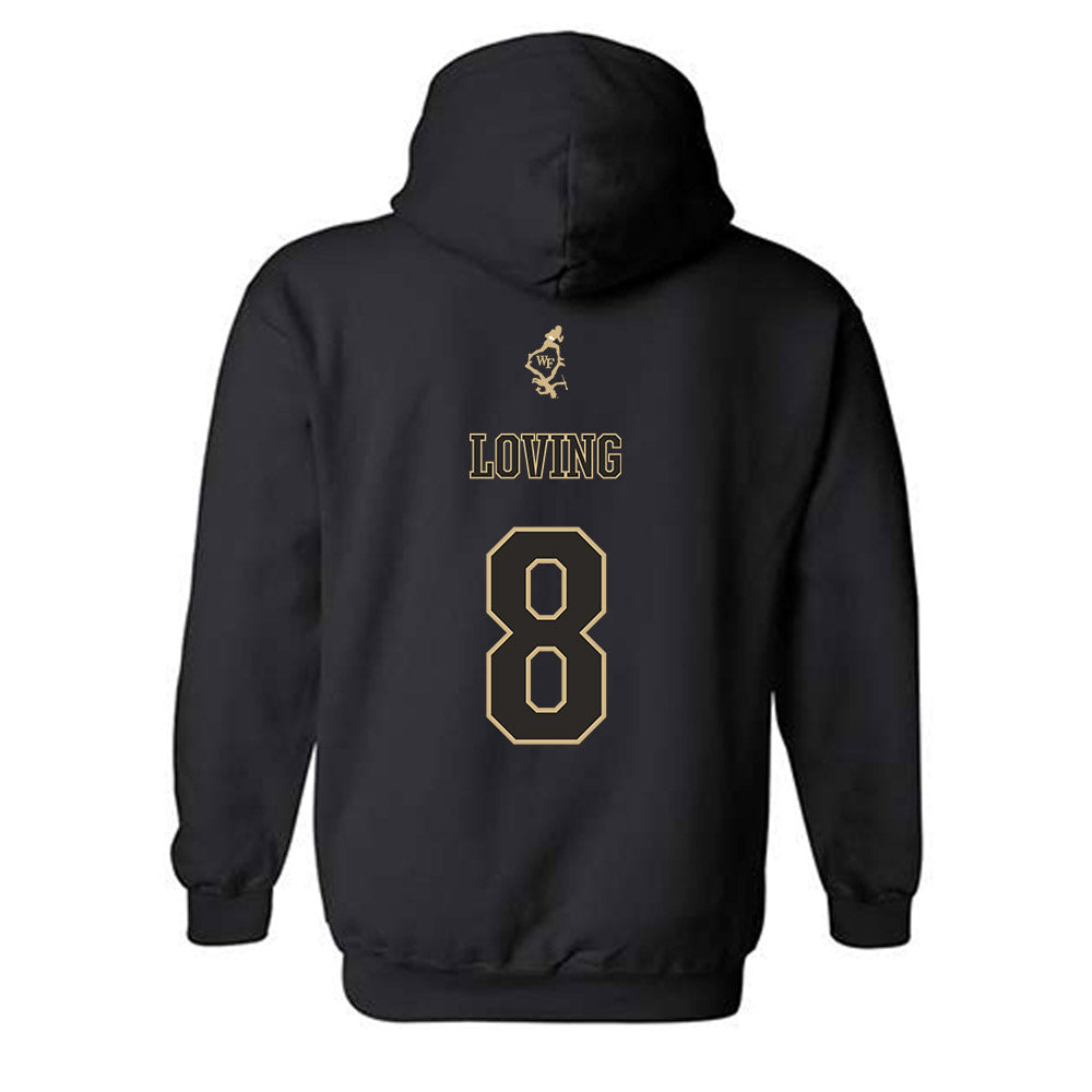 Wake Forest - NCAA Football : Jayden Loving - Hooded Sweatshirt-1