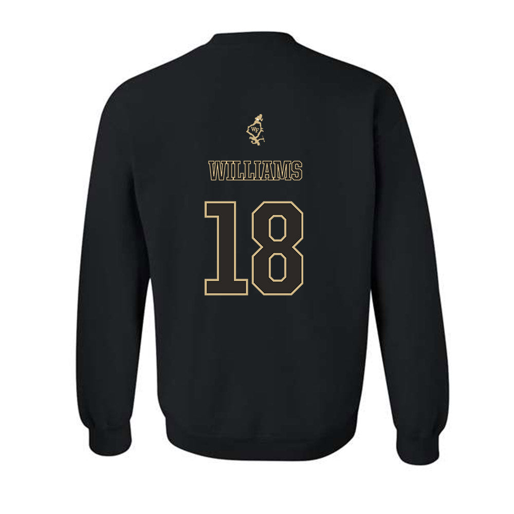 Wake Forest - NCAA Football : Brandon Williams - Crewneck Sweatshirt-1