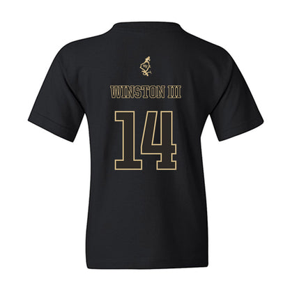 Wake Forest - NCAA Football : Braxton Winston III - Youth T-Shirt-1