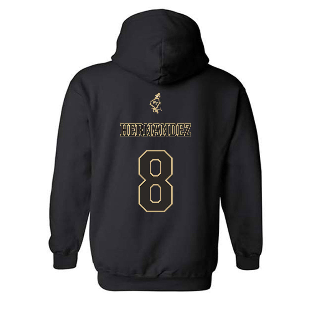Wake Forest - NCAA Football : Carlos Hernandez - Hooded Sweatshirt-1