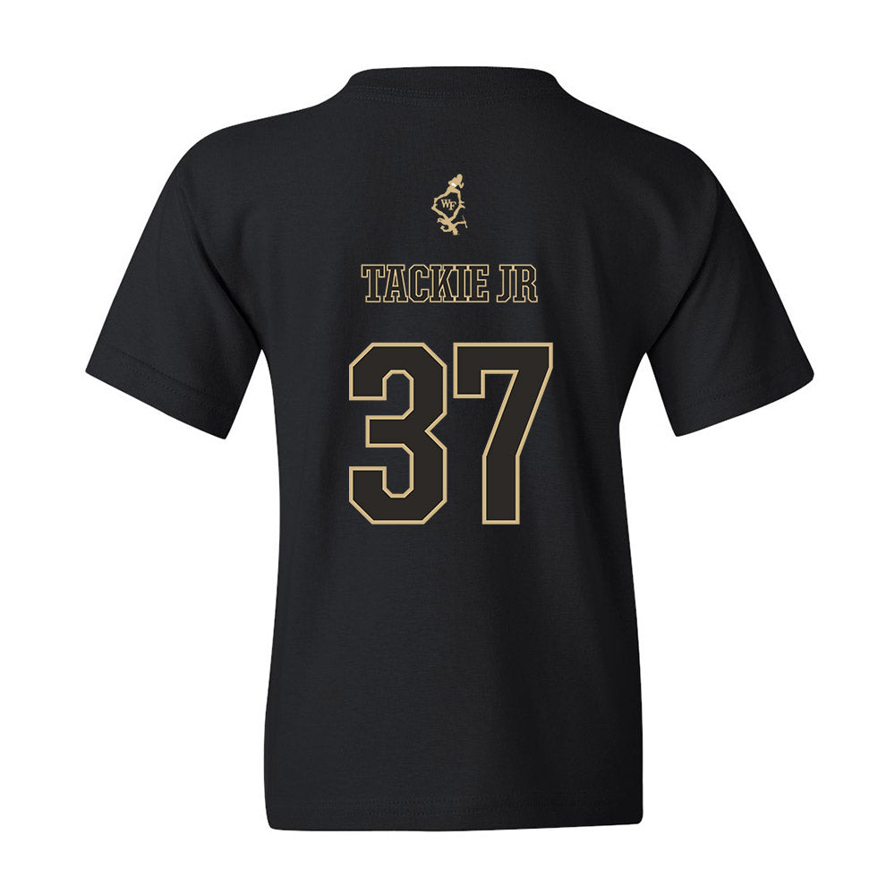 Wake Forest - NCAA Football : William Tackie Jr - Youth T-Shirt