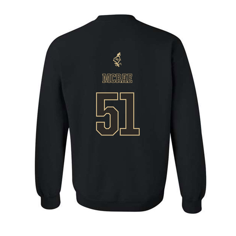 Wake Forest - NCAA Football : Devin McRae - Crewneck Sweatshirt Sports Shersey