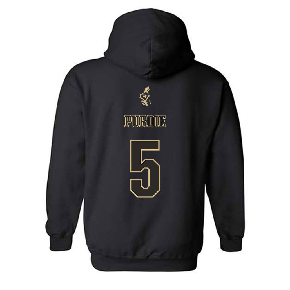 Wake Forest - NCAA Football : Deshawn Purdie - Hooded Sweatshirt-1