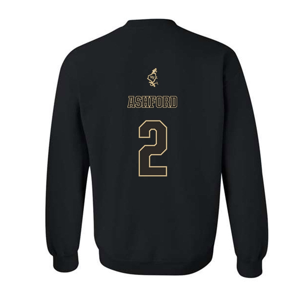 Wake Forest - NCAA Football : Robby Ashford - Crewneck Sweatshirt-1