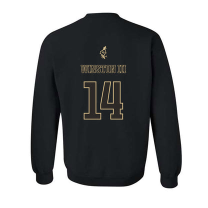 Wake Forest - NCAA Football : Braxton Winston III - Crewneck Sweatshirt-1