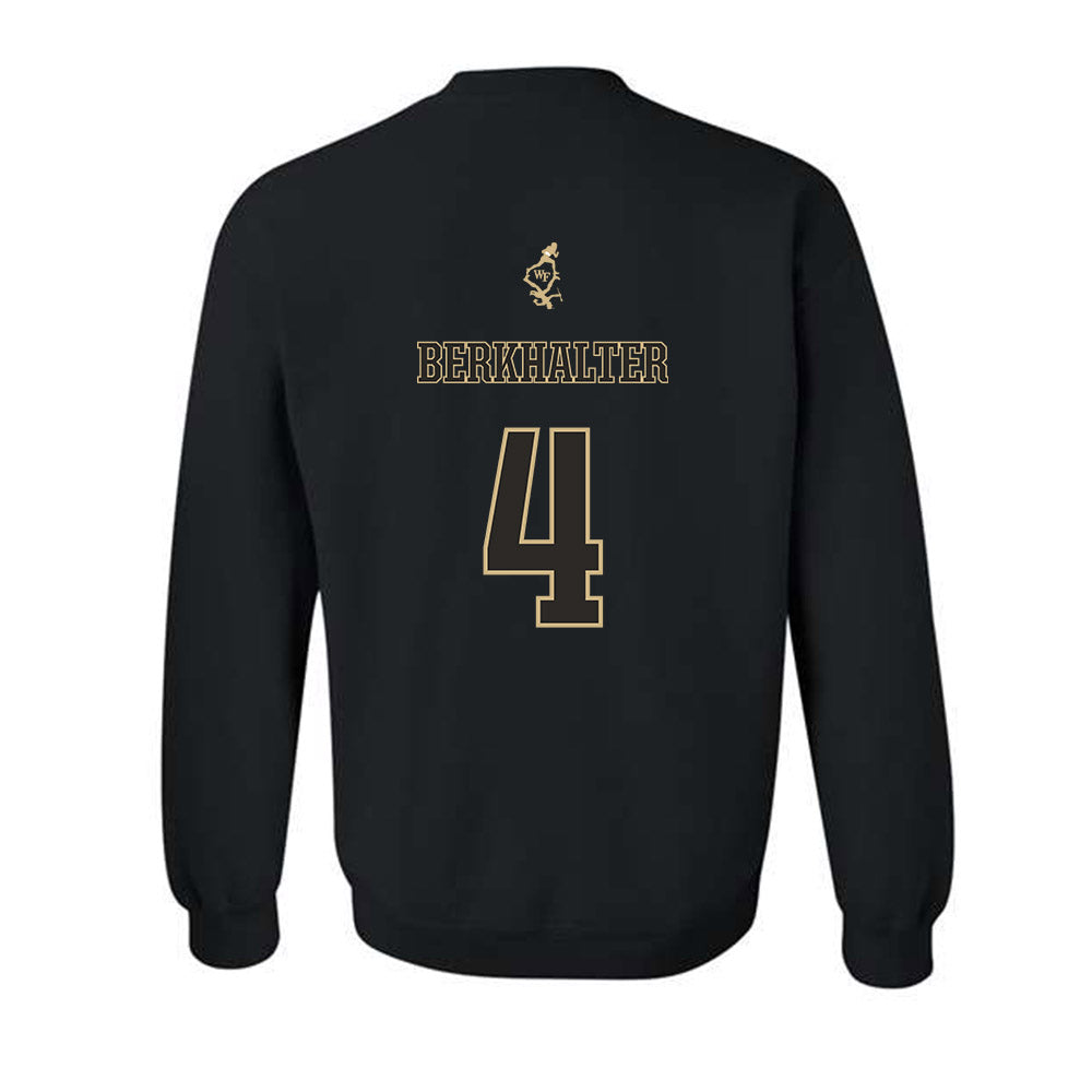 Wake Forest - NCAA Football : Sterling Berkhalter - Crewneck Sweatshirt-1