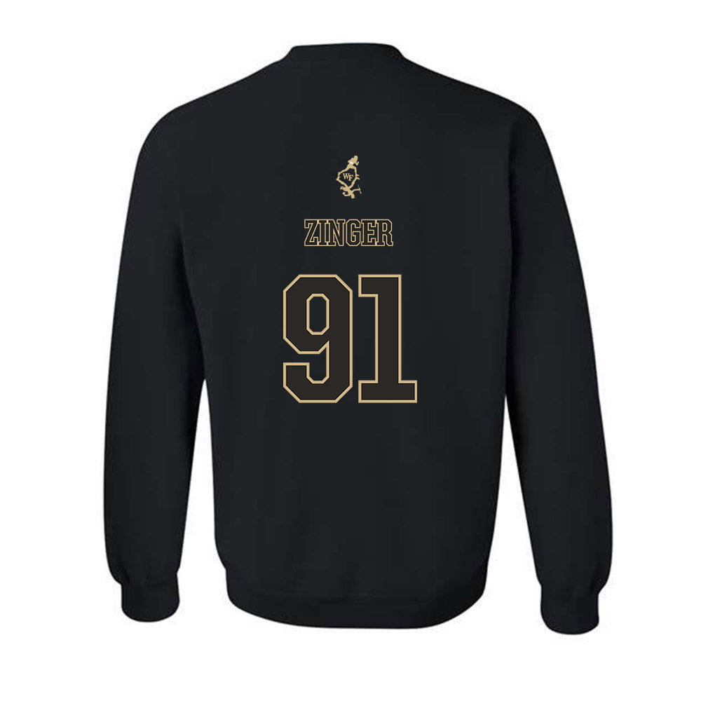 Wake Forest - NCAA Football : Zach Zinger - Crewneck Sweatshirt