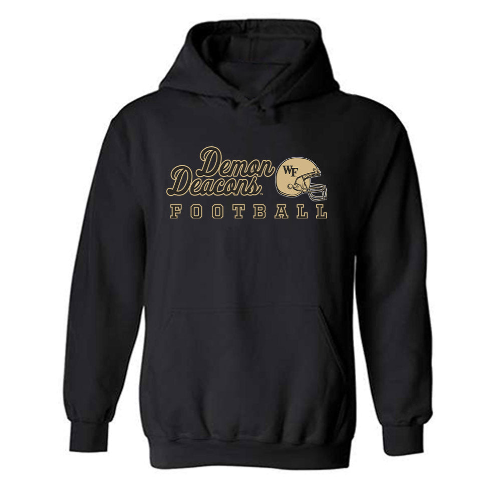 Wake Forest - NCAA Football : Devin McRae - Hooded Sweatshirt Sports Shersey