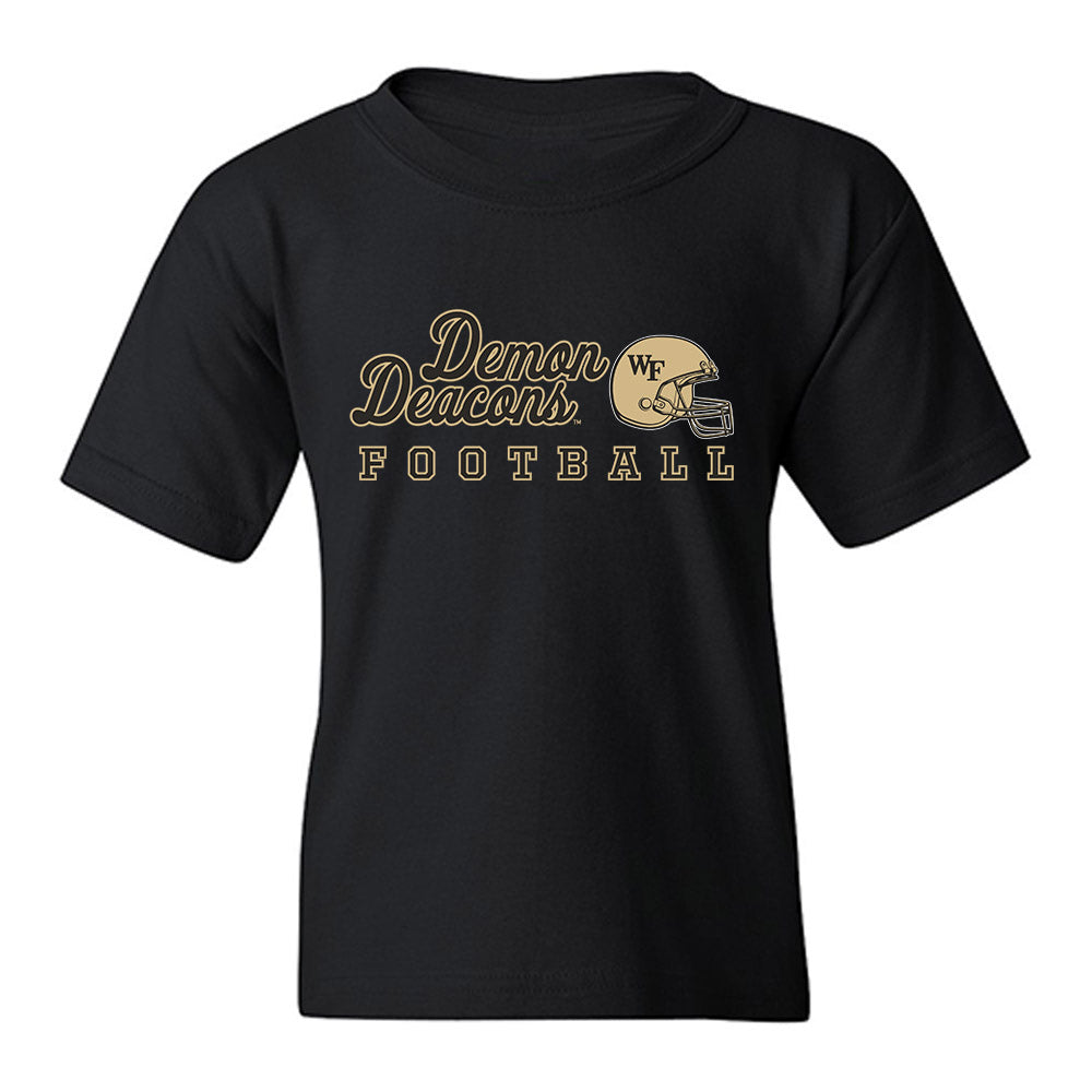 Wake Forest - NCAA Football : Elijah Reid - Youth T-Shirt-0