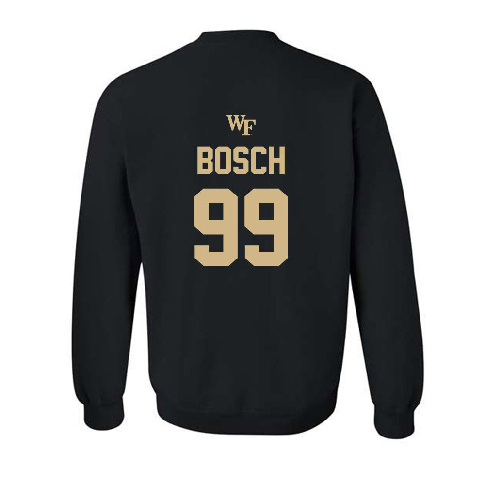 Wake Forest - NCAA Baseball : Ryan Bosch - Sports Shersey Crewneck Sweatshirt-1