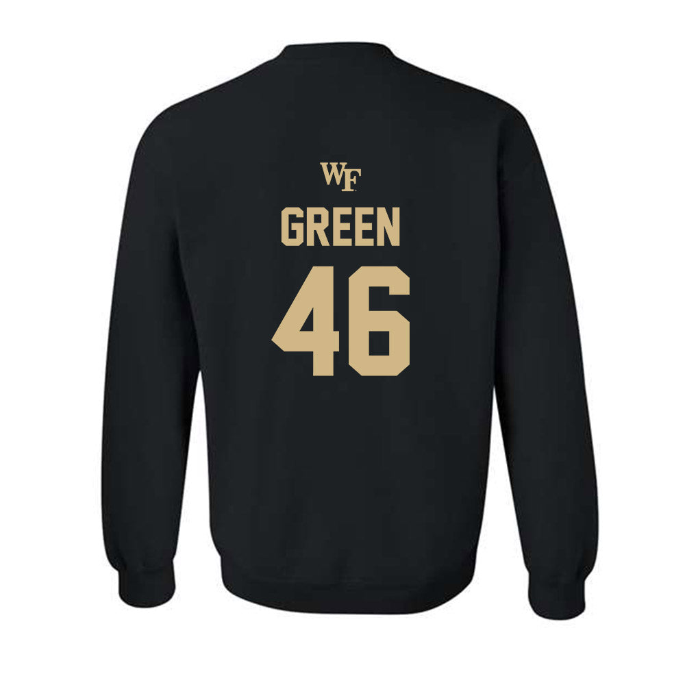 Wake Forest - NCAA Baseball : Griffin Green - Sports Shersey Crewneck Sweatshirt-1