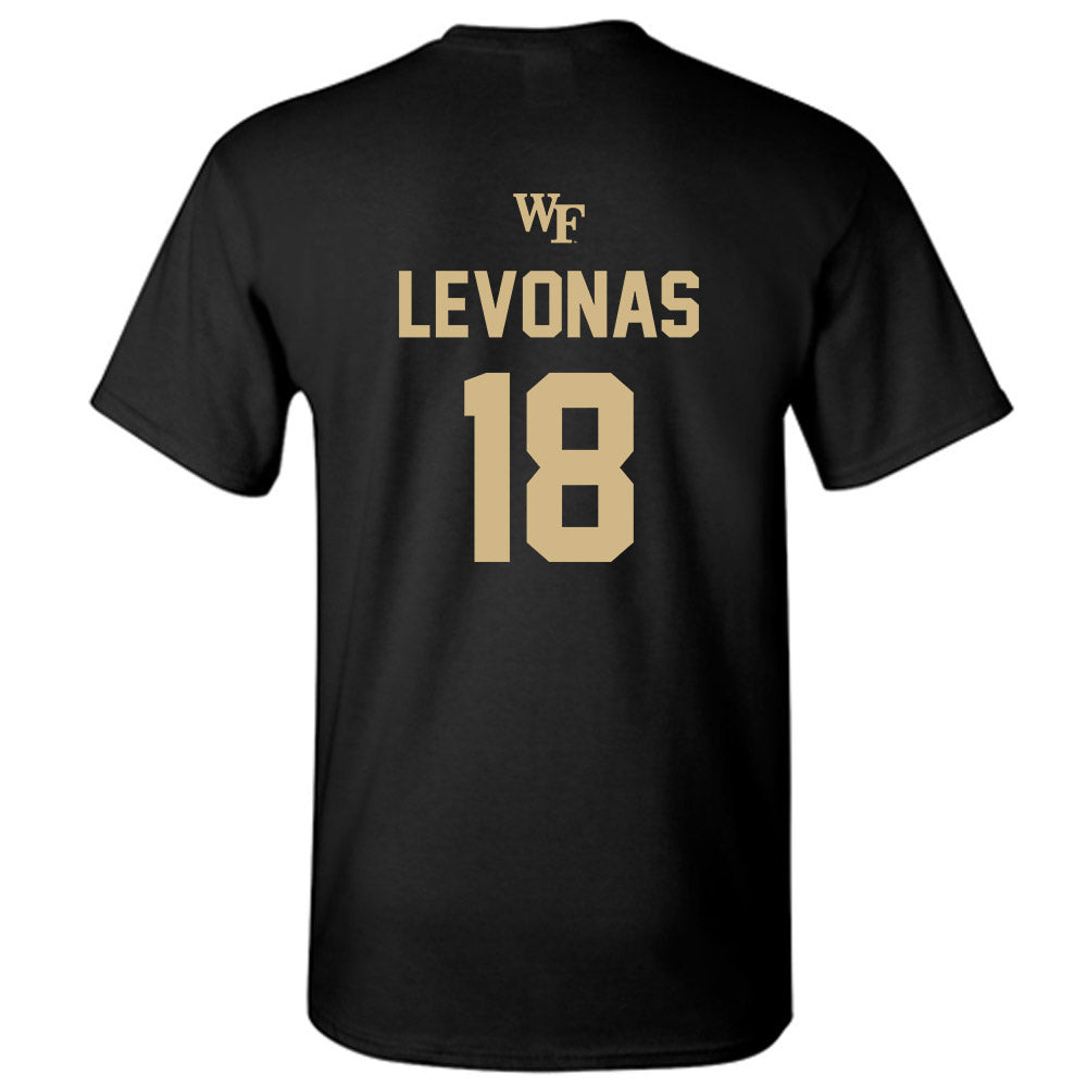 Wake Forest - NCAA Baseball : Christopher Levonas - Sports Shersey T-Shirt-1