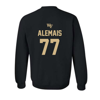 Wake Forest - NCAA Baseball : Seven Alemais - Sports Shersey Crewneck Sweatshirt-1