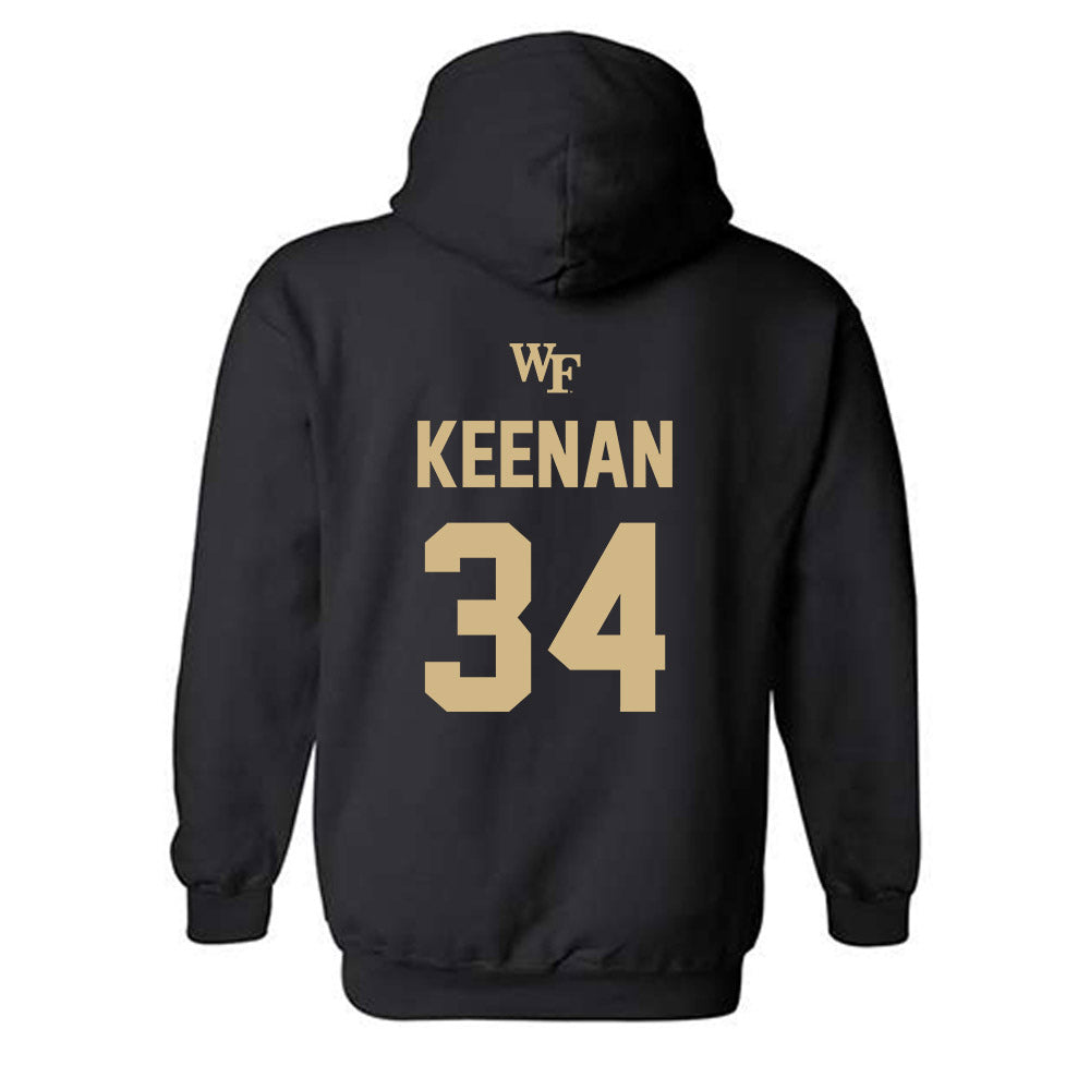 Wake Forest - NCAA Baseball : James Keenan - Sports Shersey Hooded Sweatshirt-1