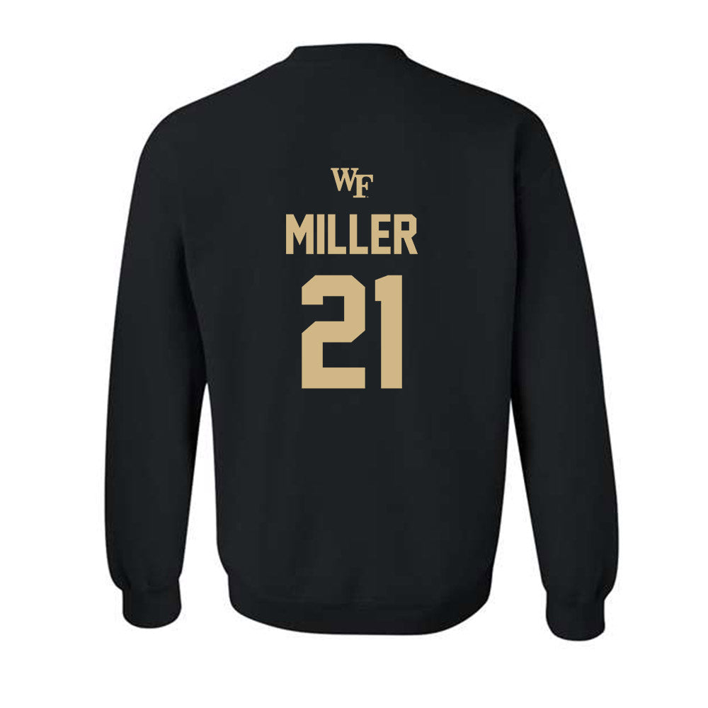 Wake Forest - NCAA Baseball : Jackson Miller - Sports Shersey Crewneck Sweatshirt-1