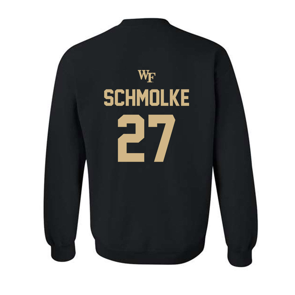 Wake Forest - NCAA Baseball : Luke Schmolke - Sports Shersey Crewneck Sweatshirt-1