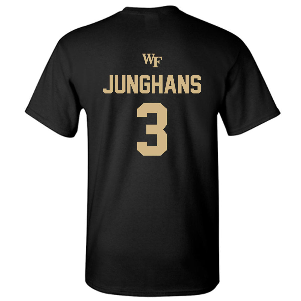 Wake Forest - NCAA Baseball : Alex Junghans - Sports Shersey T-Shirt-1