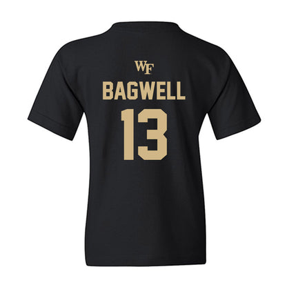 Wake Forest - NCAA Baseball : Cameron Bagwell - Sports Shersey Youth T-Shirt-1