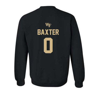 Wake Forest - NCAA Baseball : Cuyler Baxter - Sports Shersey Crewneck Sweatshirt-1