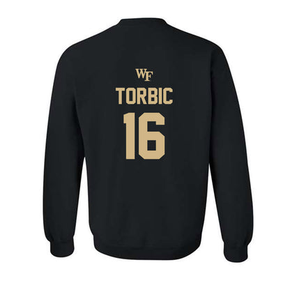 Wake Forest - NCAA Men's Soccer : Joel Torbic - Sports Shersey Crewneck Sweatshirt